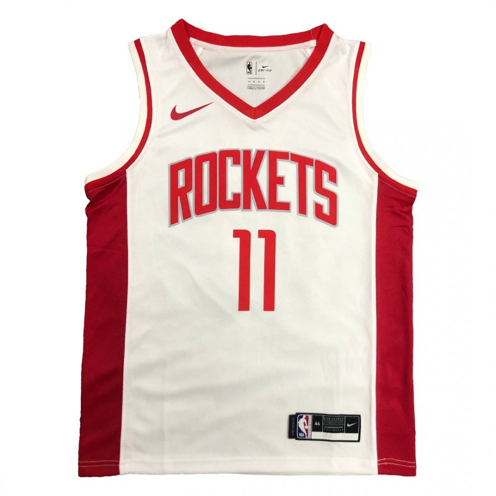 Men's Houston Rockets Yao Ming #11 White Swingman Jersey - Association Edition-Pro Kit Vault | Brand New 26/27 Sports Jerseys